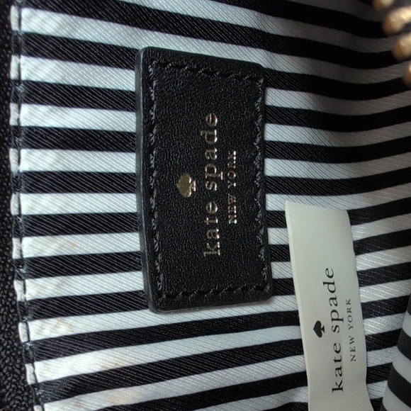 Kate Spade Leroy Street Black Pebble Leather Wristlet - Picture 7 of 7